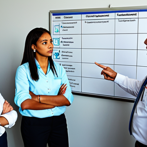 Home 22 A diverse group of professional recreation leaders, fully clothed in modest, appropriate attire, are collaboratively reviewing safety checklists and emergency protocols in a bright, modern training room. They are engaged in a serious discussion, pointing at diagrams on a whiteboard that outline risk assessment procedures. The atmosphere is focused and professional, emphasizing prevention and team awareness. Perfect anatomy, correct proportions, natural pose, well-formed hands, proper finger count, natural body proportions. High-quality professional photography, safe for work, appropriate content, fully clothed, family-friendly.