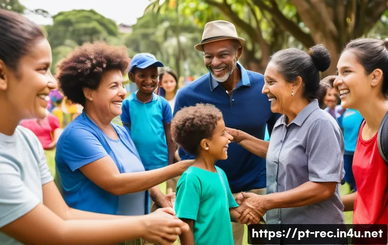 레크리에이션 자격증 보유자 인터뷰 - A vibrant scene at a community recreational event in Brazil, showing a certified recreation professi...
